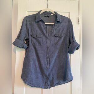 Urban Outfitters BDG Blue Button Down Shirt